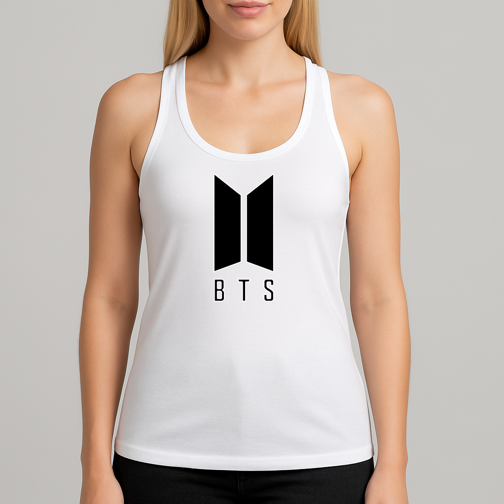 Women's BTS Music Racerback Tank Top