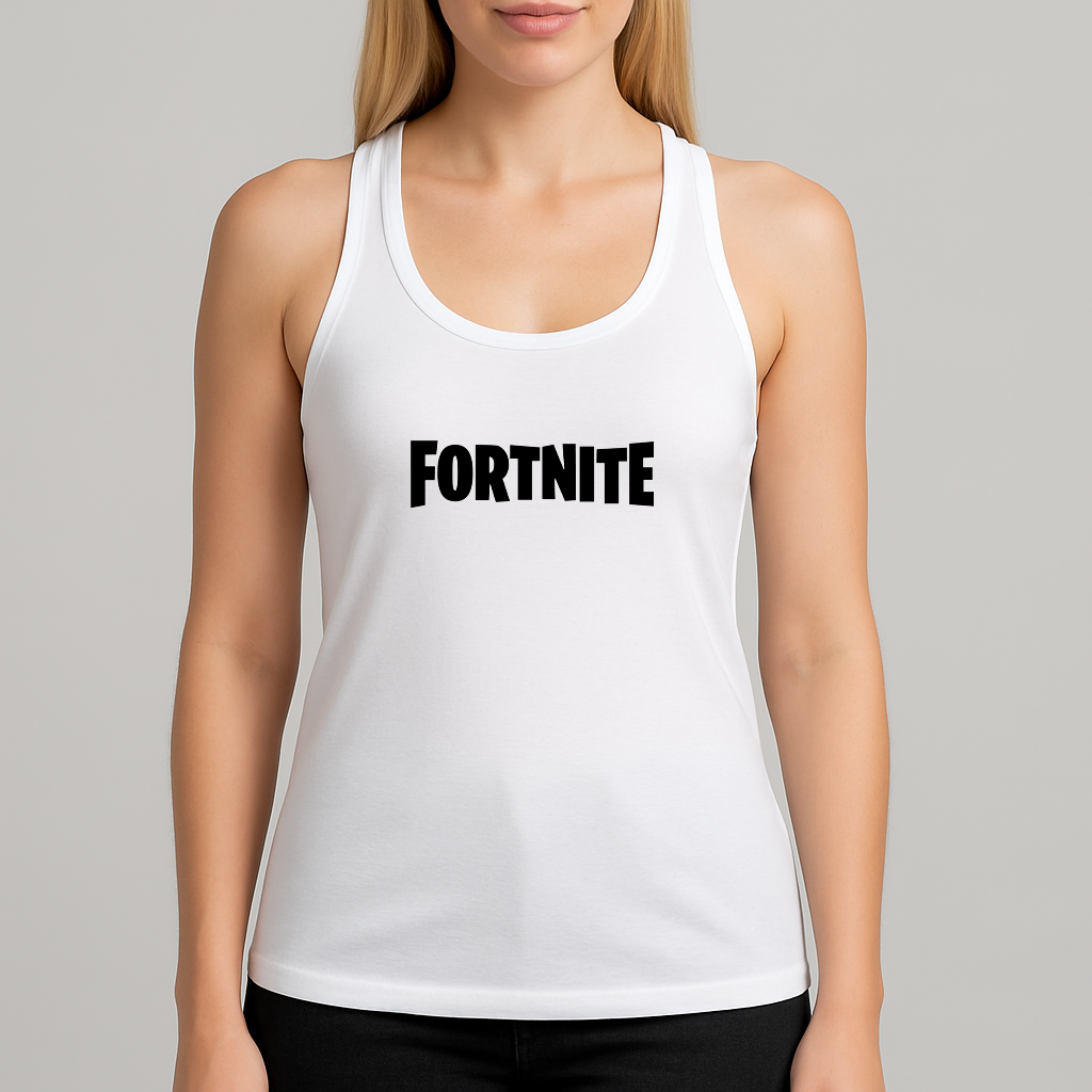 Women's Fortnite Battle Royale Game Racerback Tank Top