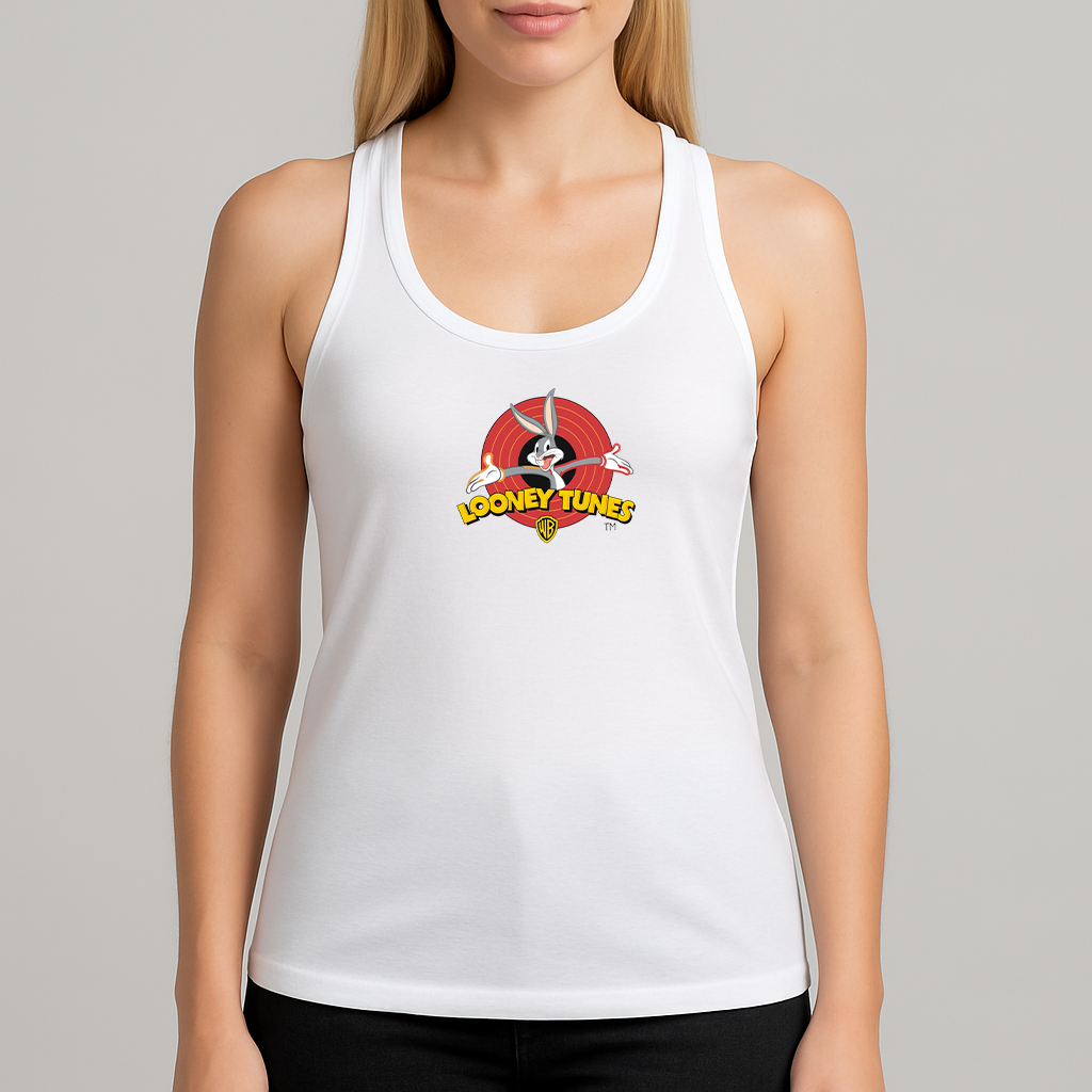 Women's Looney Tunes Warner Brothers Cartoon Racerback Tank Top