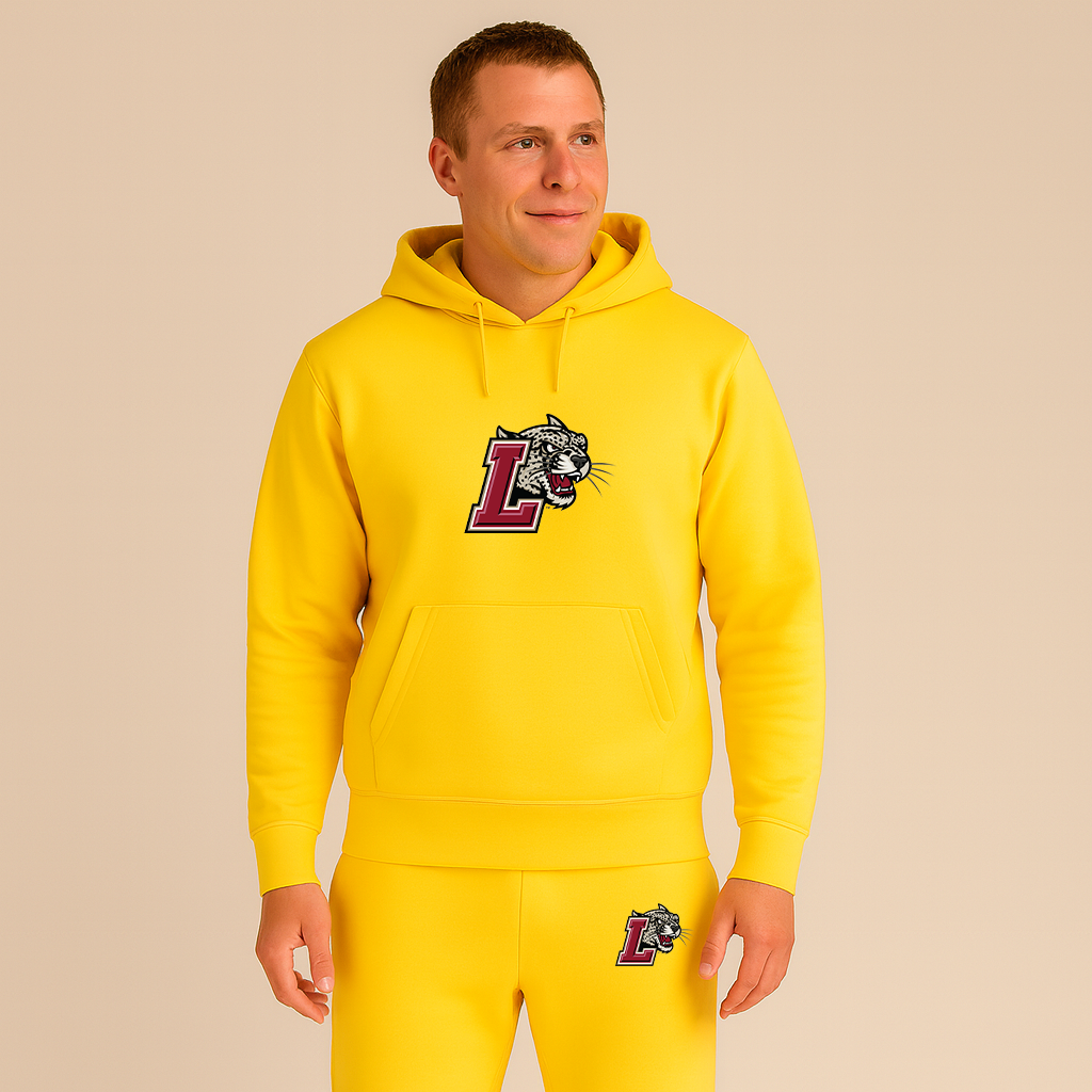 Men's Lafayette Leopards Logo Hoodie Joggers Set