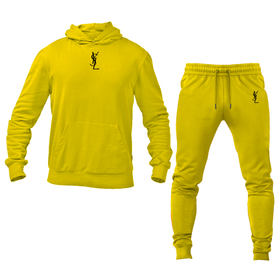 Men's YSL logo Hoodie Joggers Set