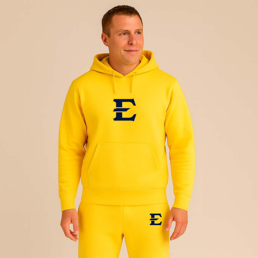 Men's ETSU Buccaneers Logo Hoodie Joggers Set