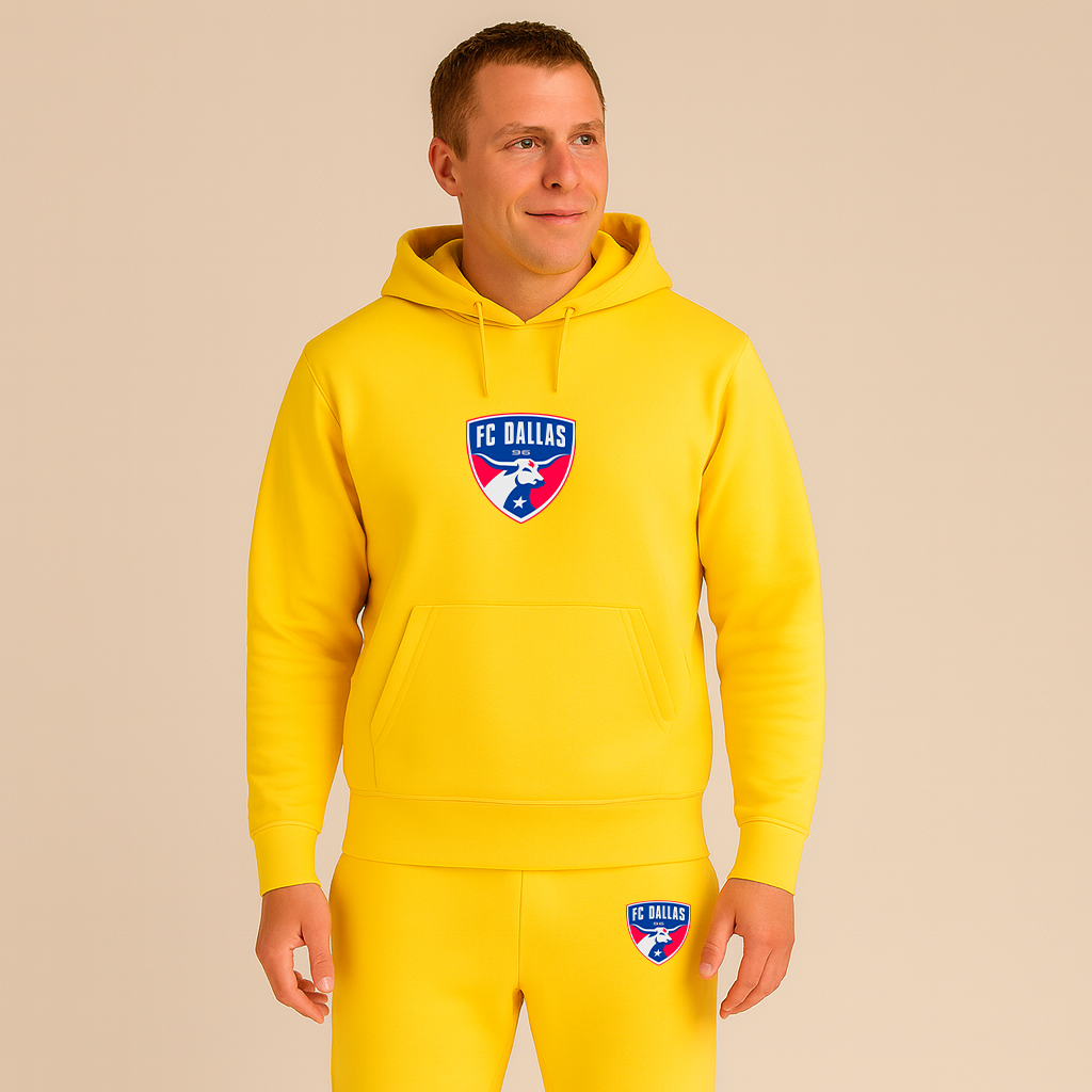 Men's FC Dallas Soccer Logo Hoodie Joggers Set