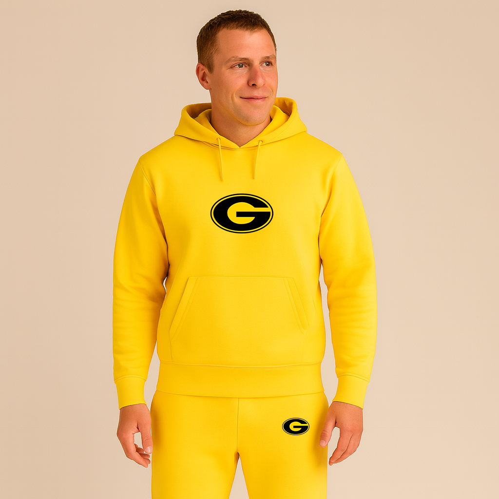 Men's Grambling State Tigers Logo Hoodie Joggers Set