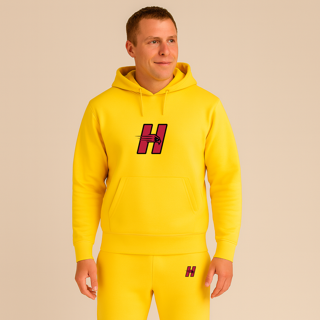 Men's Hartford Hawks Logo Hoodie Joggers Set