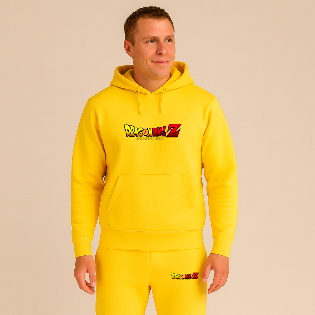 Men's Dragon Ball Z Title Hoodie Joggers Set