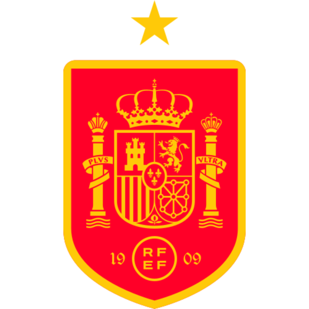 Spain Red Logo National Soccer Team