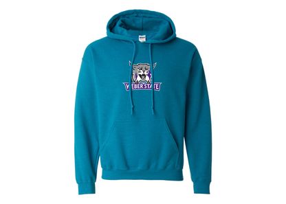 Men's Weber State Wildcats Gildan  Heavy Blend Hooded Sweatshirt