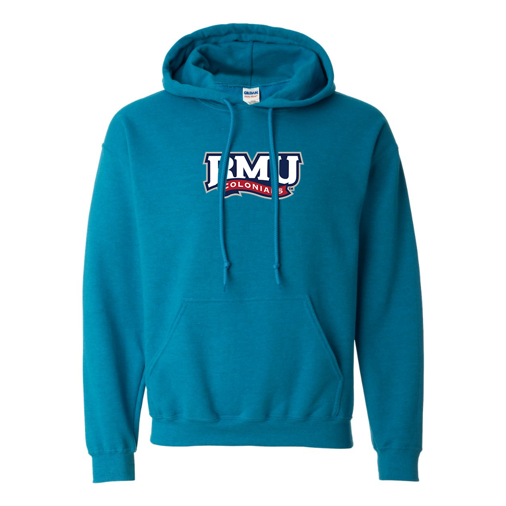 Men's Robert Morris Colonials Logo Gildan  Heavy Blend Hooded Sweatshirt
