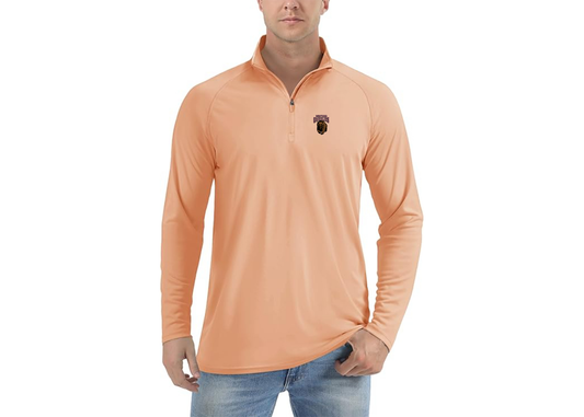 Men's Montana Grizzliesl Lightweight Quarter-Zip Athletic Shirt Long Sleeve Performance Wear