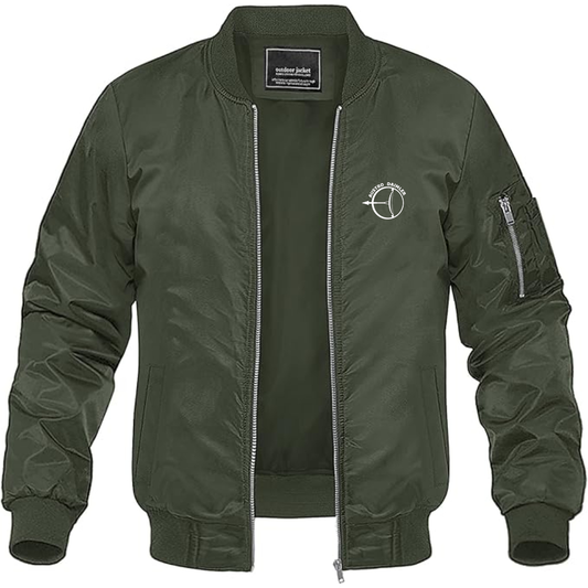 Men's Austro Daimler Logo Lightweight Bomber Jacket Windbreaker Softshell Varsity Jacket Coat
