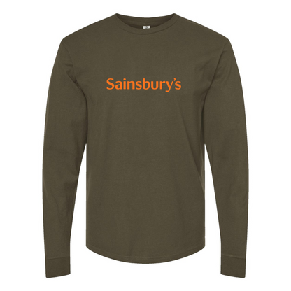 Men's Sainsbury_s Logo Long Sleeve T-Shirt