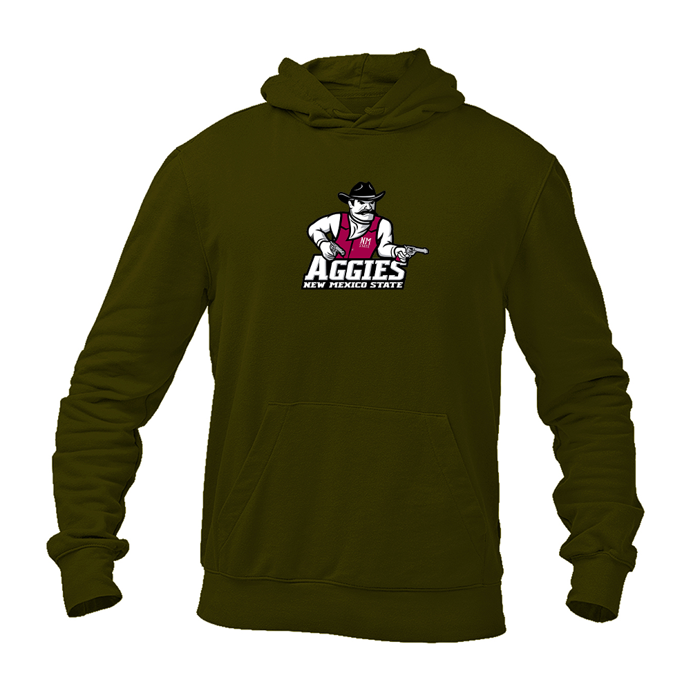 Men's Aggies New Aggies New Mexico State Logo Gildan  Heavy Blend Hooded Sweatshirt
