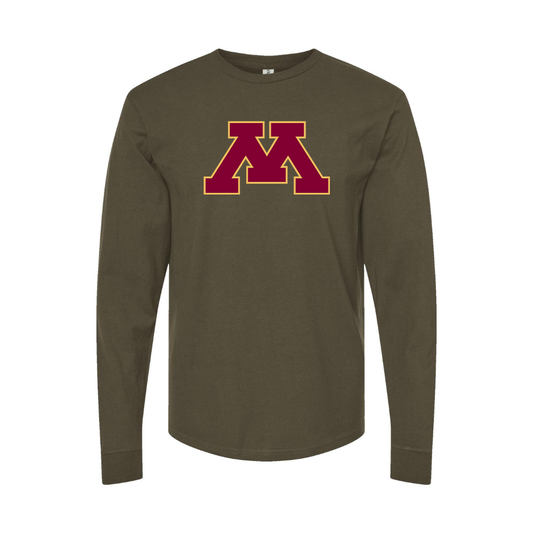 Men's Minnesota Golden Gophers Logo Long Sleeve T-Shirt
