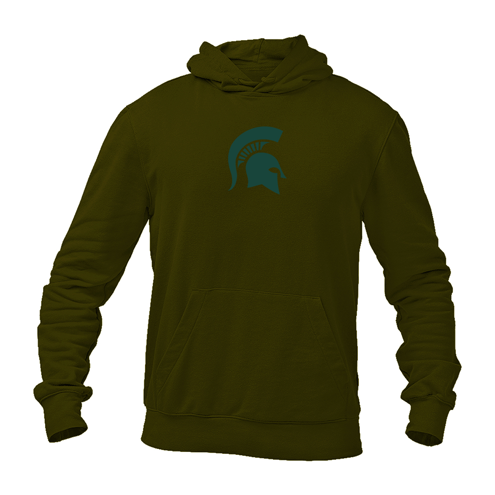 Men's Michigan State Spartans Logo Pullover Hoodie