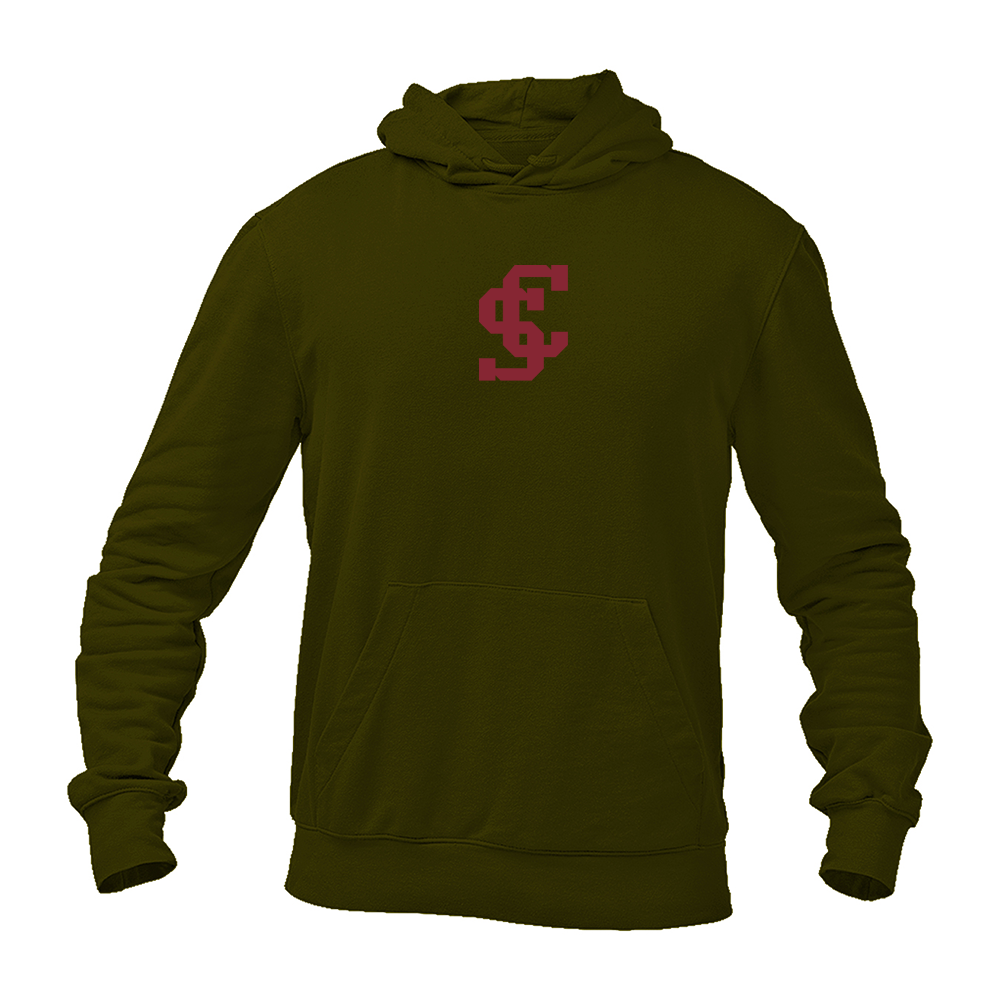 Men's Santa Clara Broncos Logo  Softstyle Midweight Hooded Sweatshirt