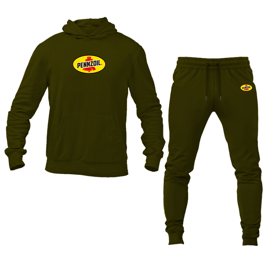 Men's Pennzoil Logo Hoodie Joggers Set