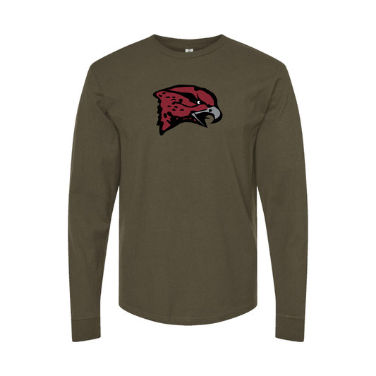 Men's Maryland Eastern Shore Hawks Logo Long Sleeve T-Shirt