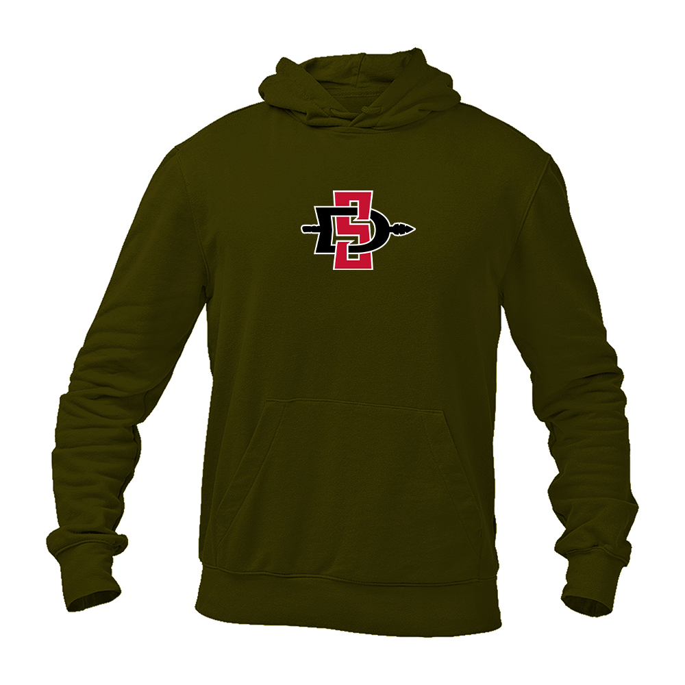 Men's San Diego State Aztecs Logo Softstyle Midweight Hooded Sweatshirt