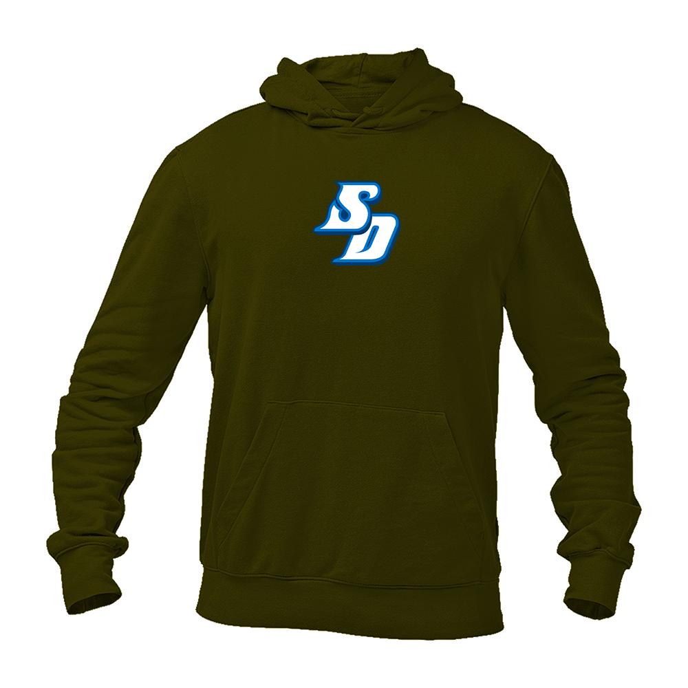 Men's San Diego Toreros Logo Gildan  Heavy Blend Hooded Sweatshirt