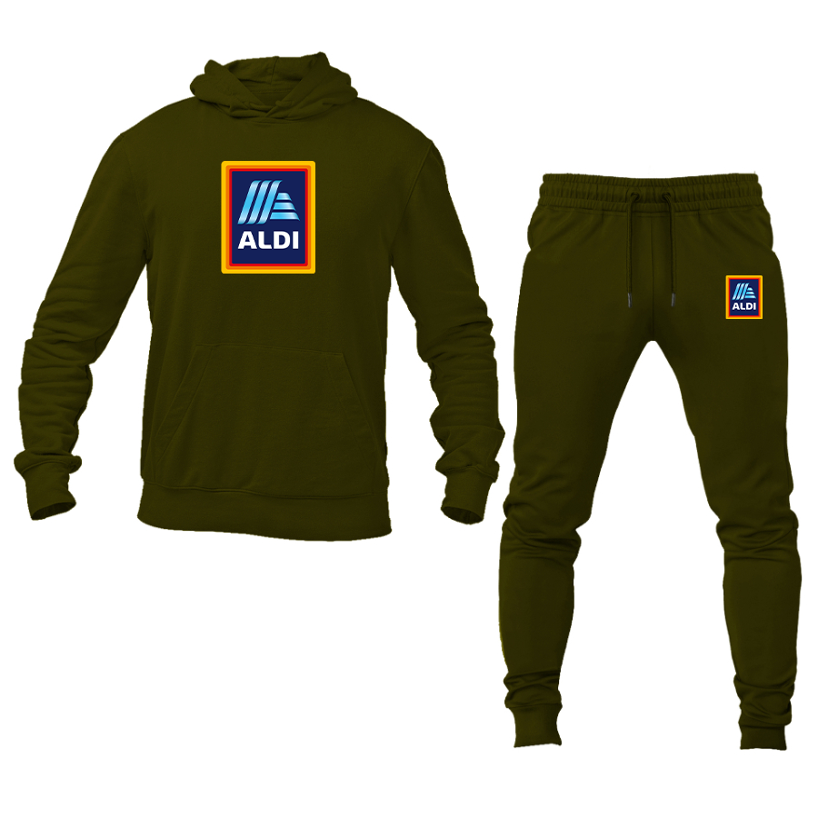 Men's Aldi Logo Hoodie Joggers Set