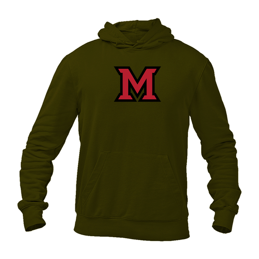 Men's Miami Ohio RedHawks Logo Pullover Hoodie
