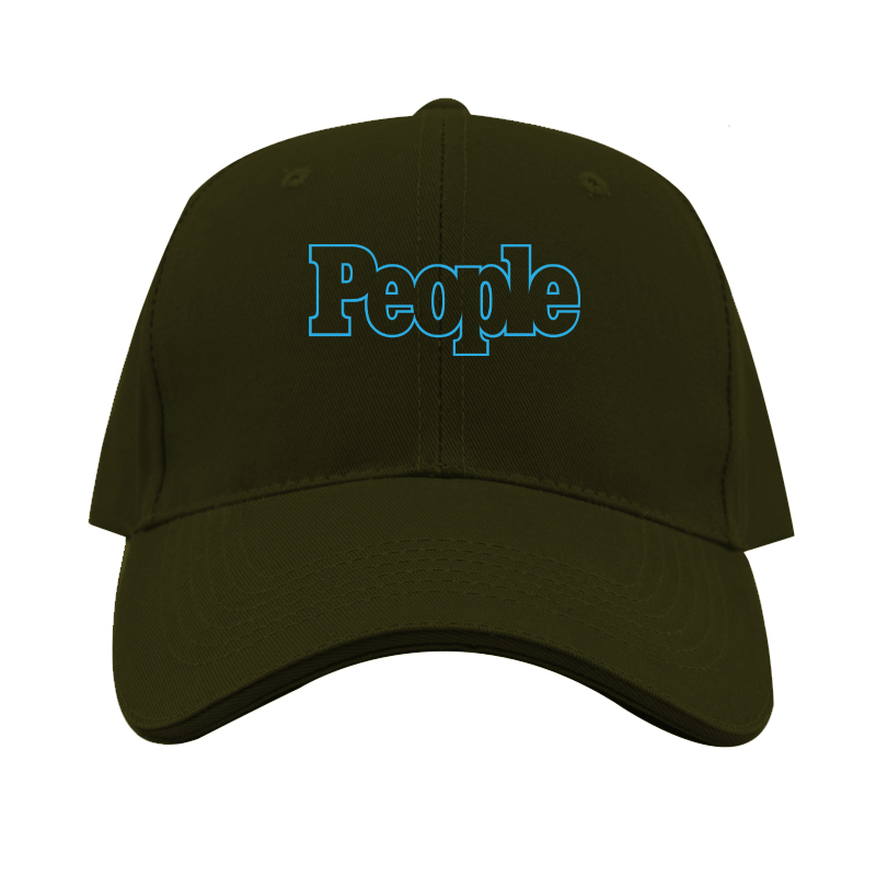People Magazine Logo Dad Baseball Cap Hat