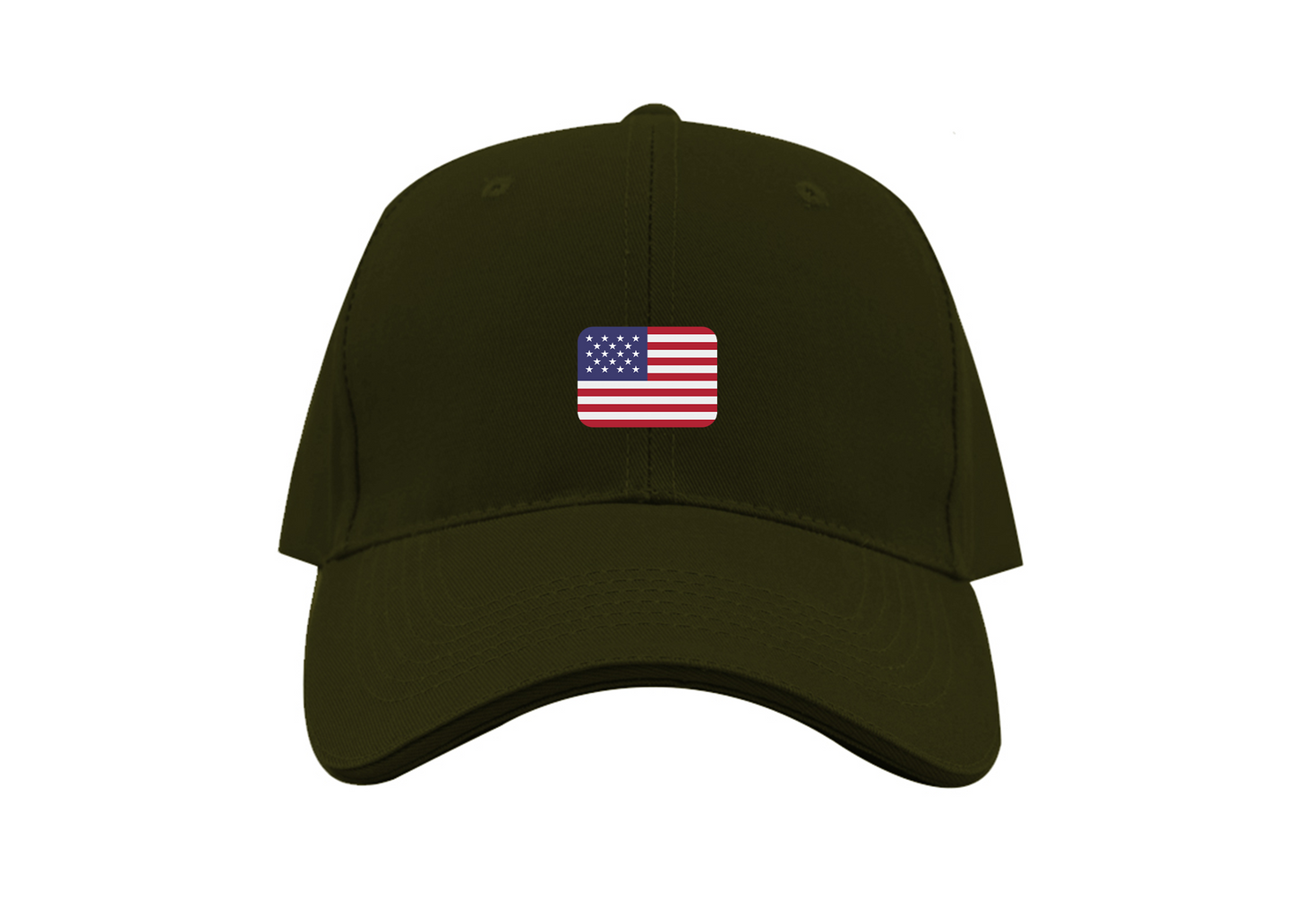 American-Flag-Emoji Dad Baseball Cap Hat