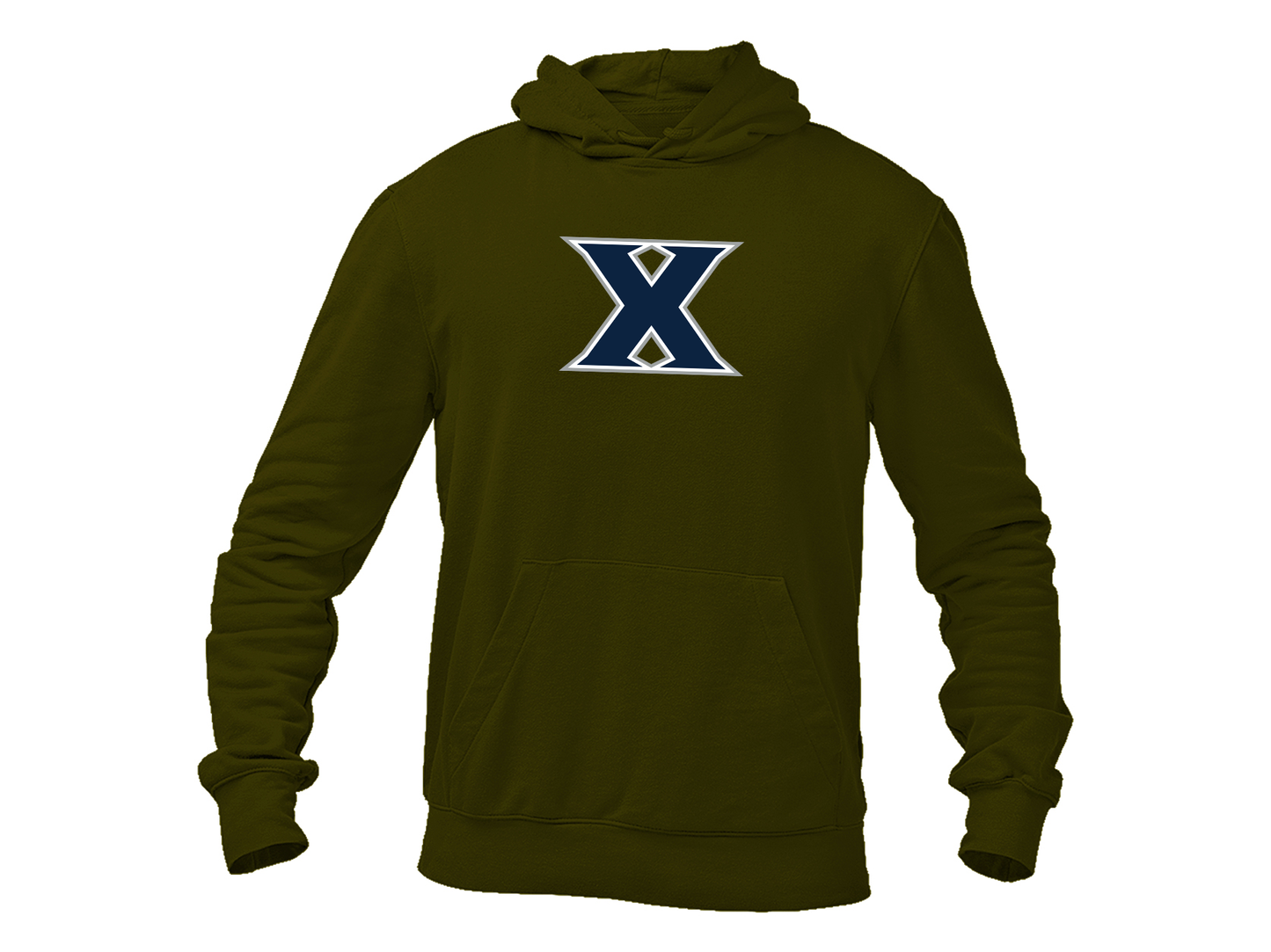 Men's Xavier Musketeers Gildan  Heavy Blend Hooded Sweatshirt