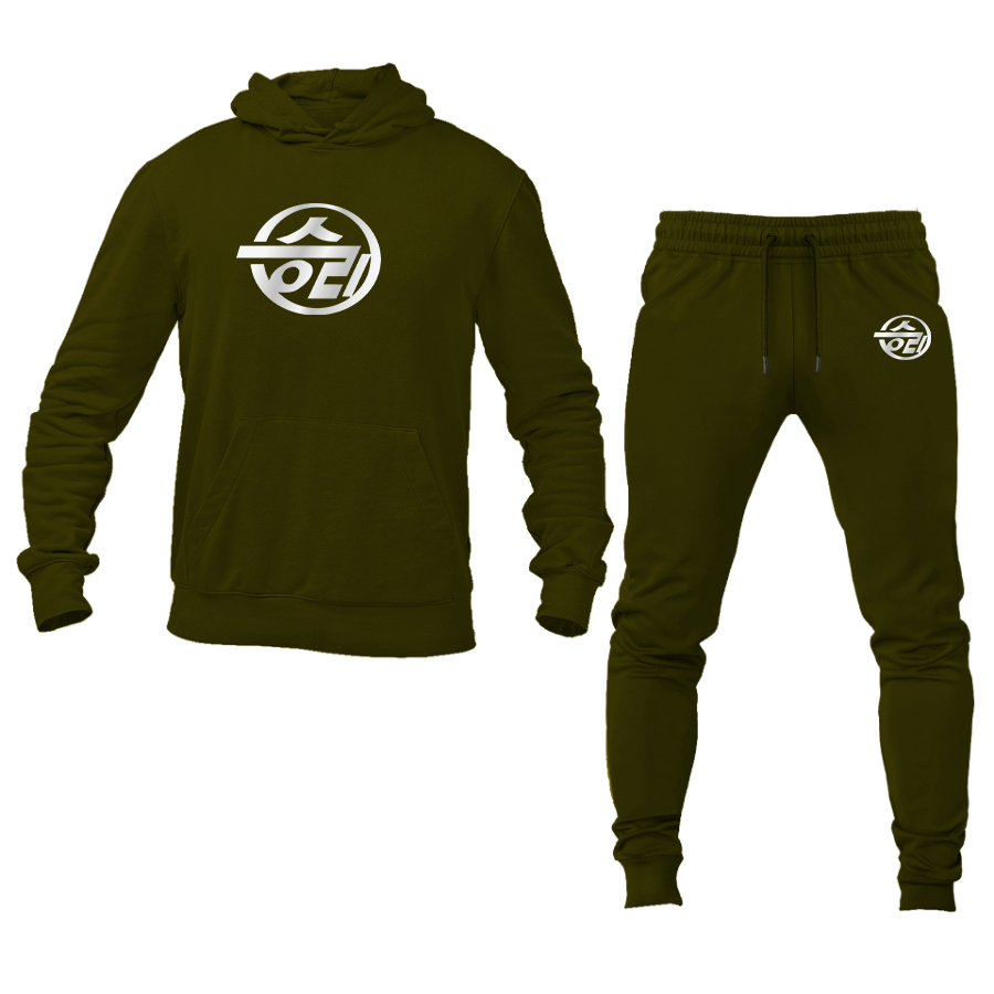 Men's Sungri Motor Plant Logo Hoodie Joggers Set