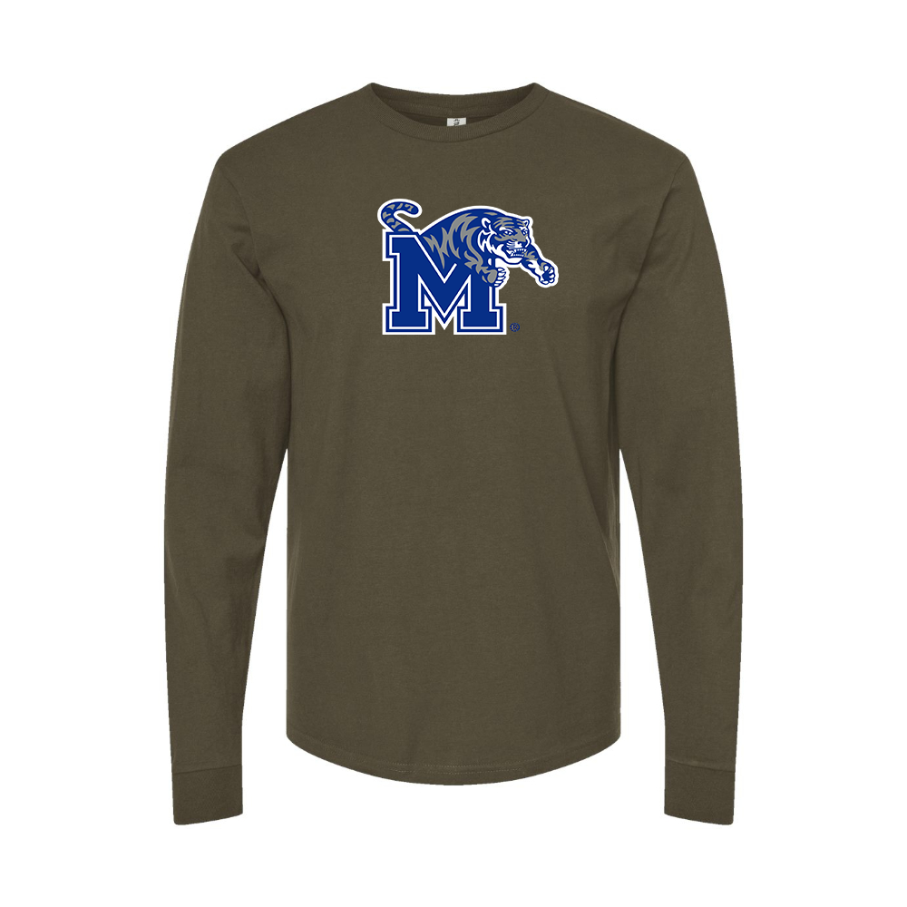 Men's Memphis Tigers Logo Long Sleeve T-Shirt