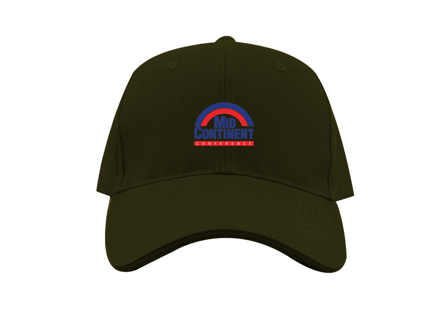 Mid Continent Conference Logo Dad Baseball Cap Hat