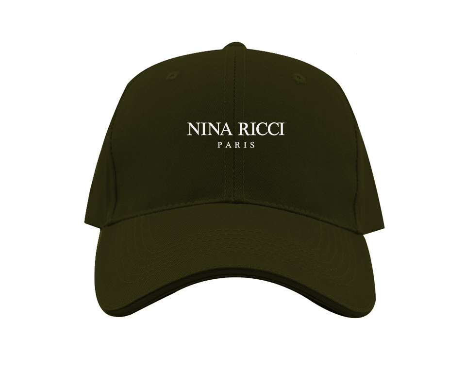 Nina Ricci Paris Logo Dad Baseball Cap Hat