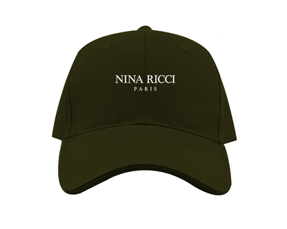 Nina Ricci Paris Logo Dad Baseball Cap Hat