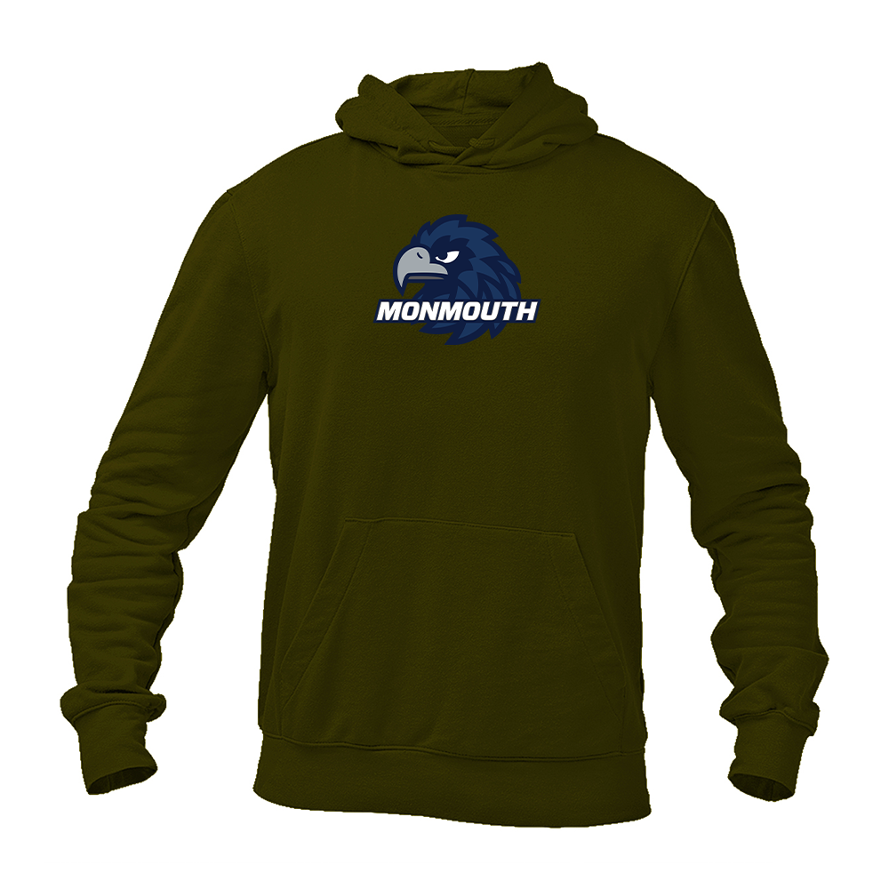 Men's Monmouth Hawks Logo Pullover Hoodie