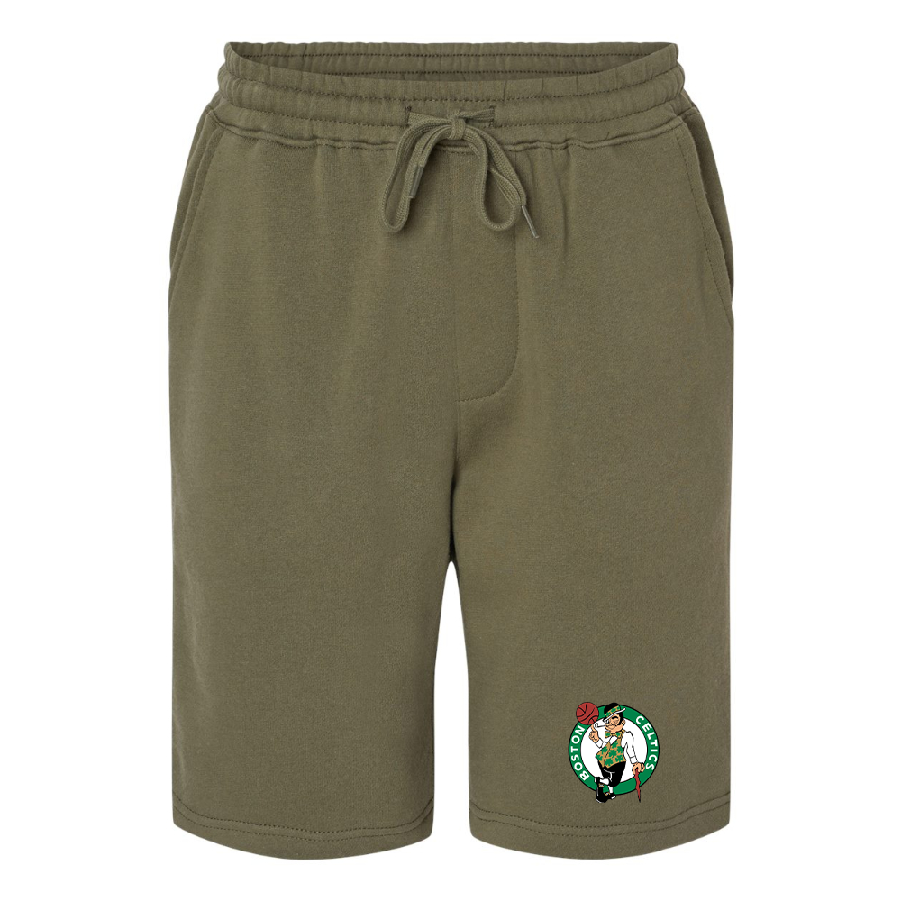 Men's Boston Celtics Logo Independent Trading Co Midweight Fleece Shorts