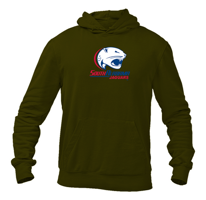 Men's South Alabama Jaguars Logo Gildan  Heavy Blend Hooded Sweatshirt