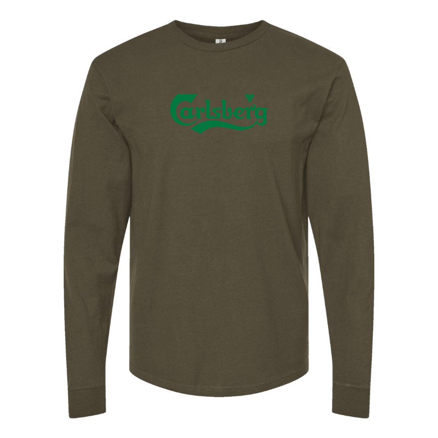 Men's Carlsbery Logo Long Sleeve T-Shirt