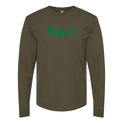 Men's Carlsbery Logo Long Sleeve T-Shirt