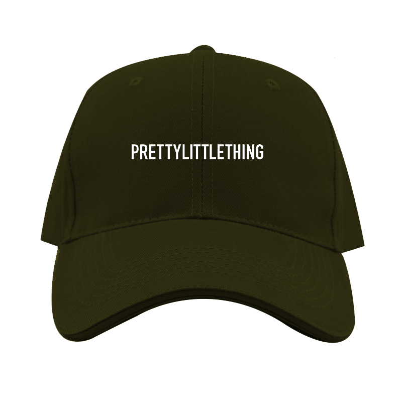 Pretty Little Thing Logo Dad Baseball Cap Hat