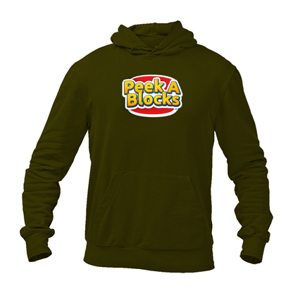 Men's Peek A Blocks Logo Pullover Hoodie