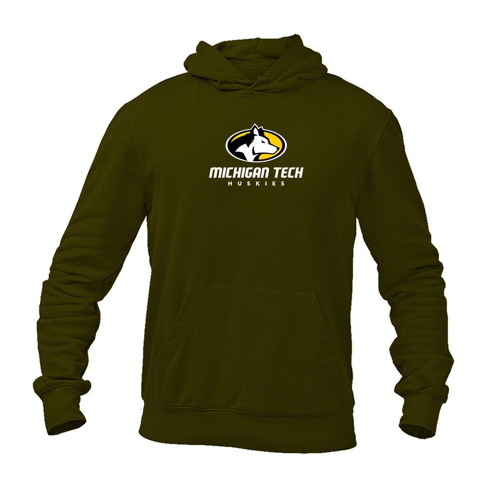 Men's Michigan Tech Huskies Logo Pullover Hoodie