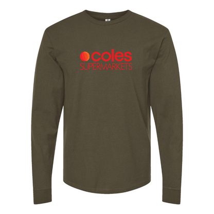 Men's Coles Supermarket Long Sleeve T-Shirt