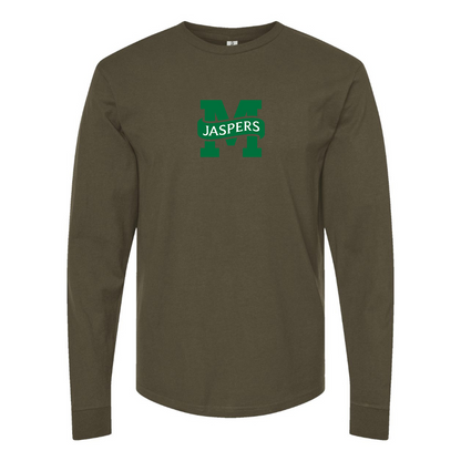 Men's Manhattan Jaspers Logo Long Sleeve T-Shirt