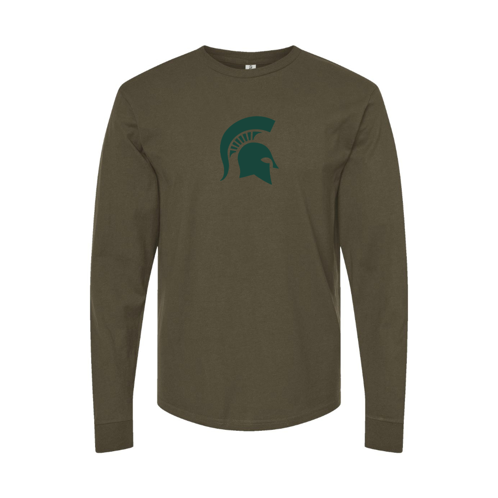 Men's Michigan State Spartans Logo Long Sleeve T-Shirt