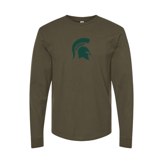Men's Michigan State Spartans Logo Long Sleeve T-Shirt