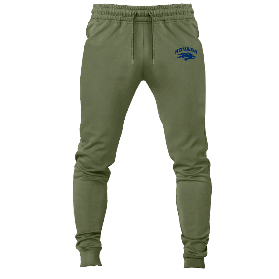 Men's Nevada Wolf Pack Logo Joggers Sweatpants