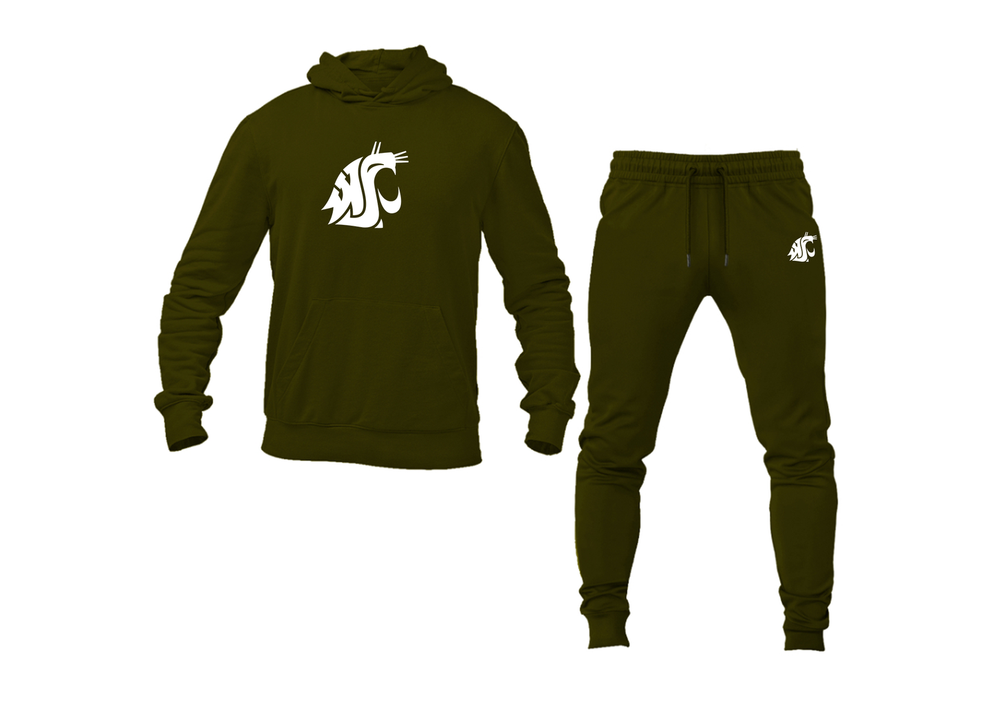Men's Washington State Cougars Hoodie Joggers Set
