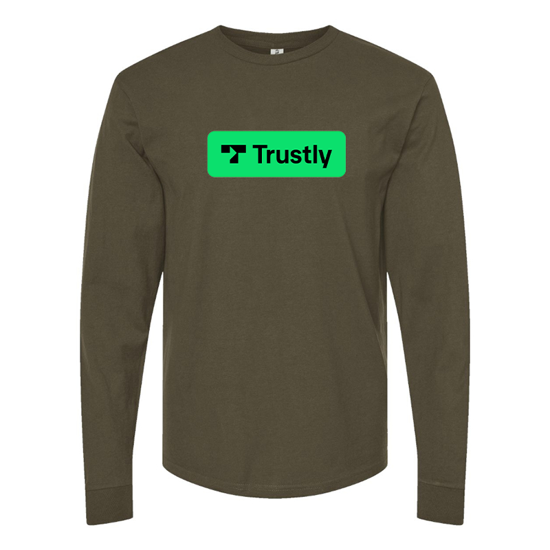 Men's Trustly Horizontal Logo Long Sleeve T-Shirt