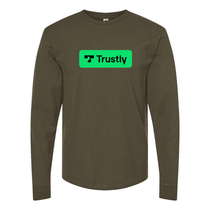 Men's Trustly Horizontal Logo Long Sleeve T-Shirt
